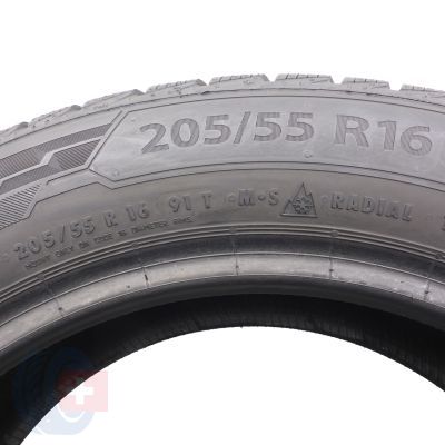 4. Opony 205/55 R16 2x BARUM 91T Polaris 5 Zimowe 2022 8-8,2mm